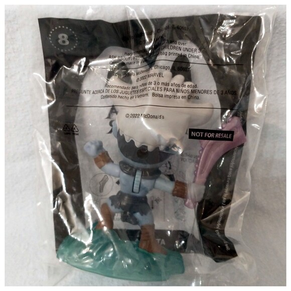 2022 Attuma Black Panther Wakanda Forever Mcdonalds Happy Meal Toy - Picture 3 of 5